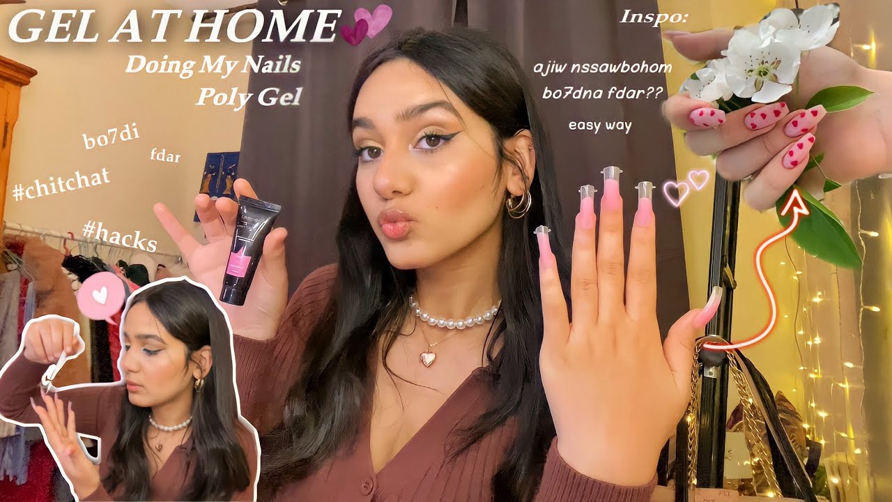 Gel At Home 💅💞|كيفاش كنصايب الجيل لظفاري بوحدي فالدار 💃🏻🥰💅(tutorial,chitchat..🥰)