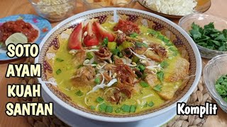 COME ON, TRY THE SOTO AYAM IN COCONUT MILK SOUP, A SPECIALTY FROM BLITAR, THAT IS DELICIOUS AND S...