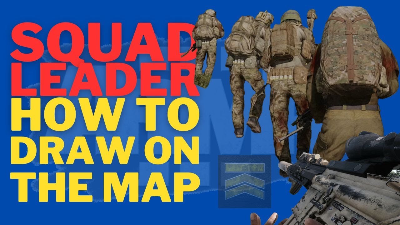 How to DRAW on the map | Karma Company Liberation Server