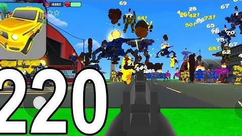 Gangs Wars: Pixel Shooter RP - Gameplay Walkthrough Part 220 - Destroying 100 Robots (Android, iOS)