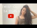 TWIST OUT TUTORIAL THAT WORKS FOR 3A HAIR AND THIN HAIR