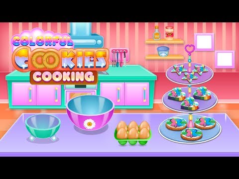 Colorful Cookies Cooking