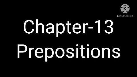 Class 3 English grammar chapter-13(Prepositions)
