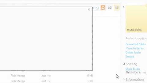 How To Share A Folder With SkyDrive