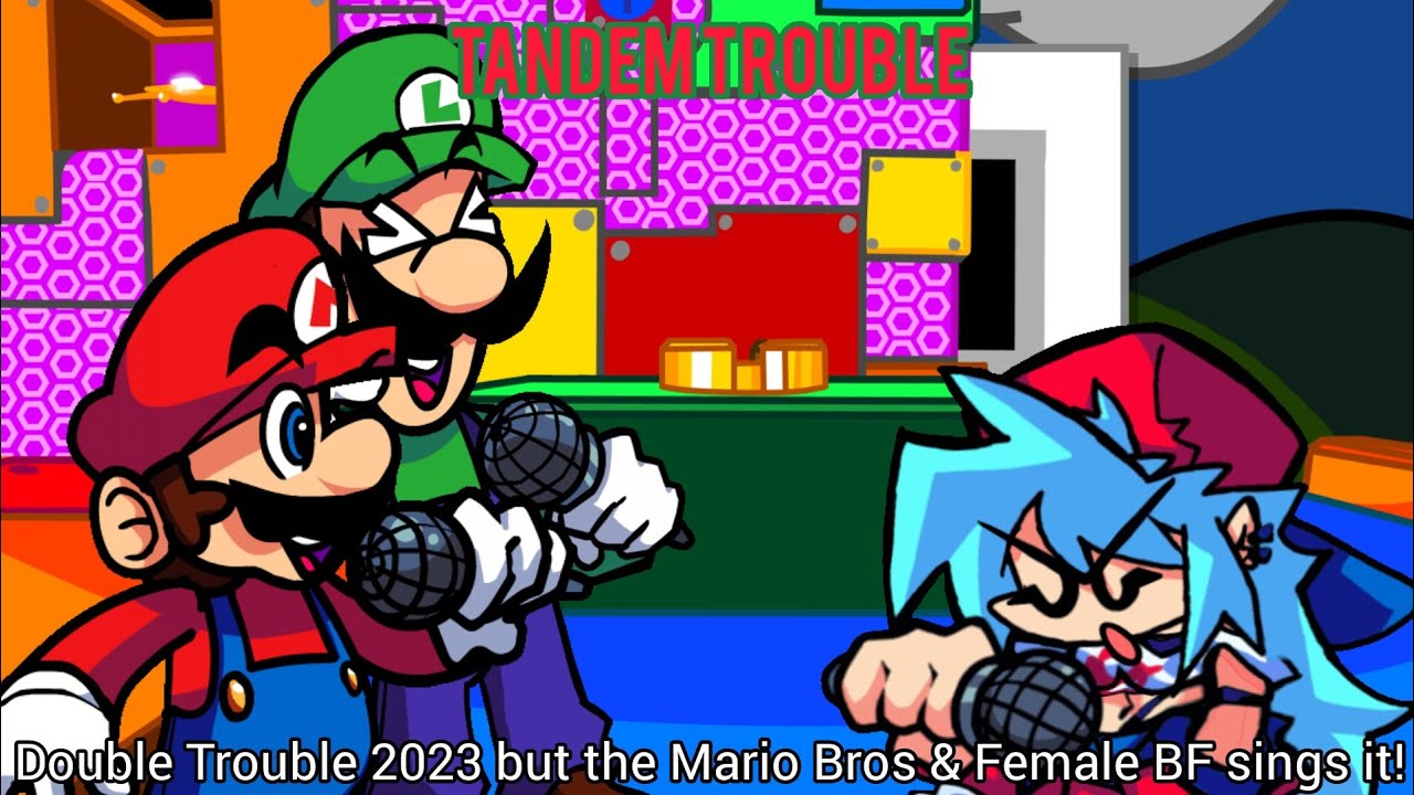 Tandem Trouble | Double Trouble 2023 but the Mario Bros & Female BF sings it! VS Impostor cover.