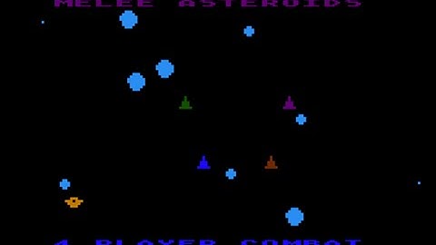 Atari Asteroids Gameplay