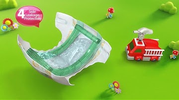 3D Product Animation - Kids Diaper - Split Arts Technologies