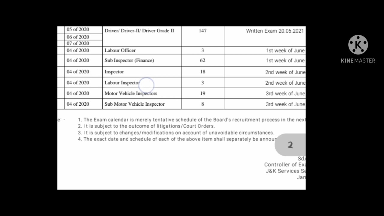 JKSSB Exam Date 2021,JKSSB Sub Inspector Exam Date 2021,JKSSB SI Exam