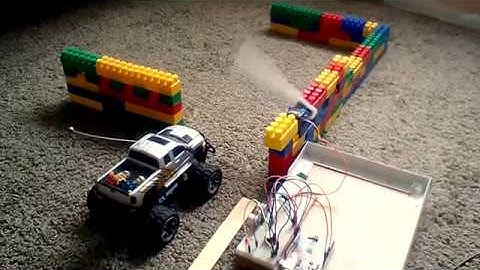 ARDUINO.шлагбаум