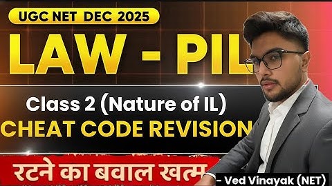 Public International Law – 2 (Nature of International Law) | UGC NET Law Unit 3