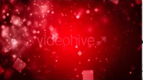 Square Particles Falling Down Dark Red Seamless Loop