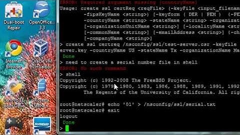 Citrix: Netscaler9.3: Adding Server Certificate to SSL Virtual Server