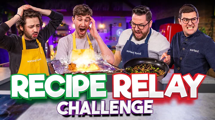 "MYSTERY GROCERY BAG" Recipe Relay Challenge | Pass It On S3 E2