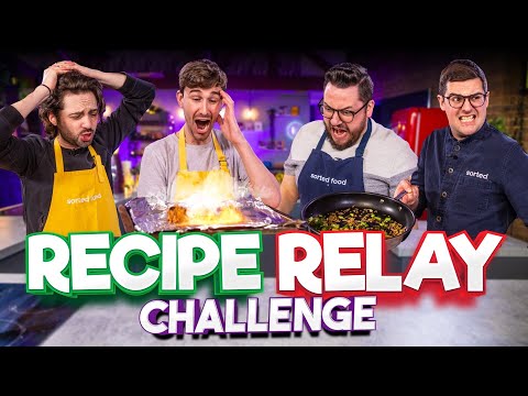 "MYSTERY GROCERY BAG" Recipe Relay Challenge | Pass It On S3 E2 | Sorted Food