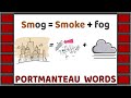 Portmanteau words  30 examples  english vocabulary