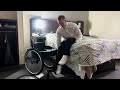 How to Trasfer to a High Bed for Paraplegics