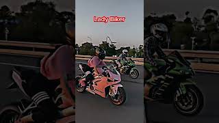 LADY BIKER  #shorts #subscribe #youtube