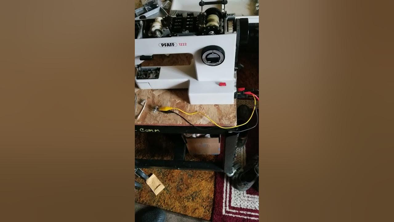Pfaff 1222 Goodwill Find With A Stuck Handwheel And No Power Controller