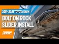 20192021 toyota rav4 rock slider install  relation race wheels body armor