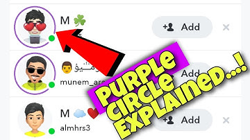 Purple Circle On Snapchat (Explained)