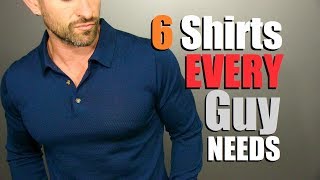 6 Long Sleeve Shirts EVERY Guy NEEDS In His Wardrobe! (Men's Style Essentials)