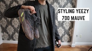 outfits to go with yeezy 700 mauve