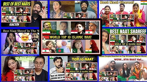 😍🇮🇳👌❤️Indian ReactionTop 10 Islamic Naat💚In World Hasbi Rabbi Ayesha Abdullah #REALITYMIXREACTION01
