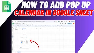 How To Add A Calendar Date Picker In Google Sheets (2 Methods)