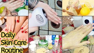 Daily Skin Care Routine at home/Home remedies for housewives/My daily self care Routine at home 