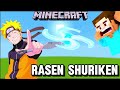 Naruto's rasen shuriken In Minecraft For Bedrock (no mod)