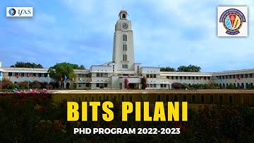 PHD PROGRAM 2022-2023 || BITS PILANI