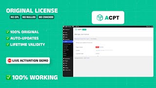 ACPT Pro with License Key | Original Lifetime Activation Key with Lifetime updates