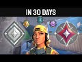 Valorant: From SILVER to IMMORTAL in 30 days