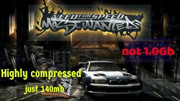 Need for speed : Most wanted highly compressed 140mb | Gaming with gokul