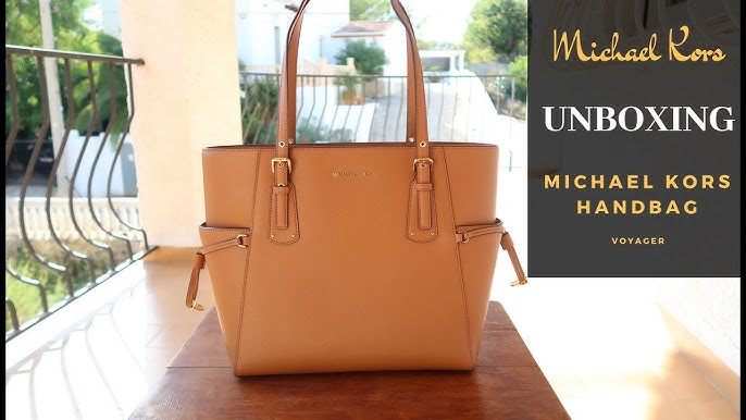 Unboxing Michael Michael Kors Voyager Large Saffiano Leather Top
