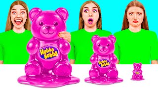 Big, Medium and Small Plate Challenge | Funny Food Challenges