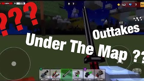 Pixel Gun 3D | Out Of Map Glitches | Outakes