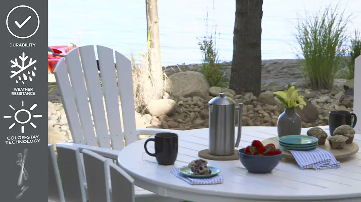 POLYWOOD Palm Coast 5 Piece Round Bar Set