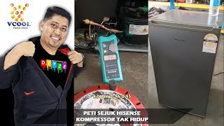Peti Sejuk Hisense Kompressor Tak Hidup