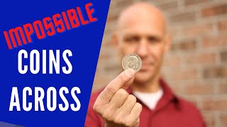 Coins Across Magic Trick For Beginners | 3 Coin Trick Tutorial | How To Do Coin Magic