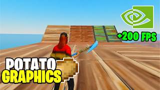 How to GET Potato Graphics FOR Fortnite! (CHAPTER 7) FIXED GROUND🥔
