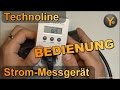 Bedienung & Einrichtung: Technoline Cost Control / Energie-Messgerät / Stromverbrauch messen