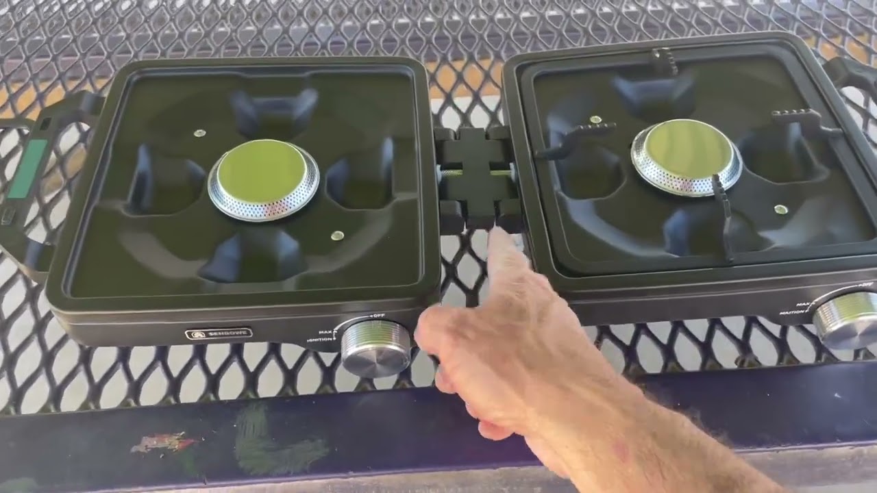 キャンプ コンロ WISH BORN COOKING TWIN BURNER Amazon.com: Camp