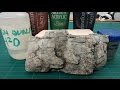 Realistic scenic rocks - Acrylic wash technique