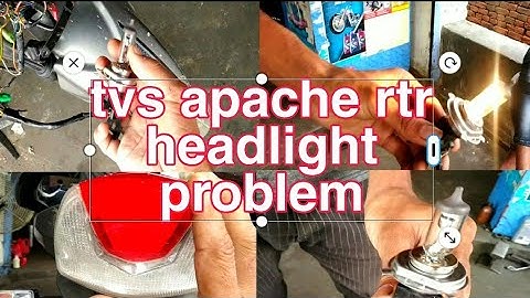 tvs apache RTR headlight problem