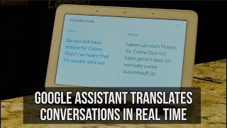 Demo: Google Assistant can now translate conversations in real time