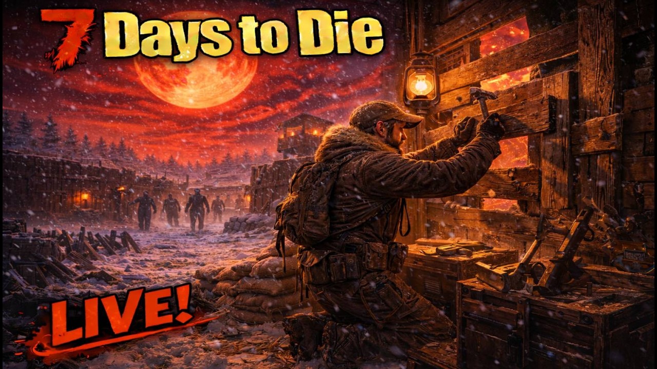 7 Days To Die Sunday Morning Bloodmoon and Chill!🧟‍♂️