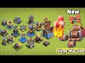 New Sky Wagon VS All Max Defense! - Clash of Clans