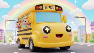 Beep Beep School Bus Song | ABC Learning Song for Toddlers | Fun Kids Nursery Rhyme