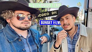 2 cowboys go bar hopping in Hollywood